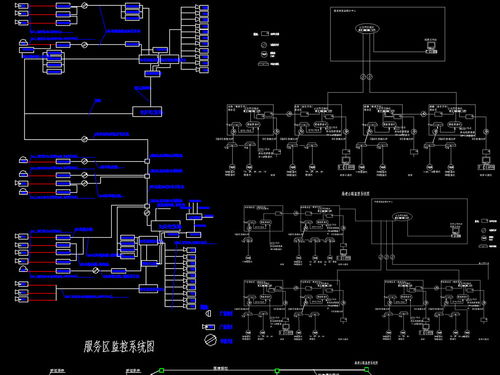 高速公路服务区监控系统工程设计图下载指南（含电气/CAD图纸）